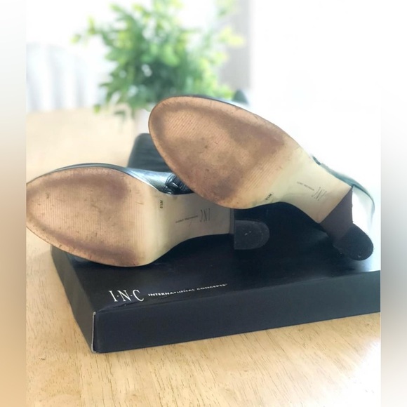 I.N.C. Black leather boots - Picture 2 of 4